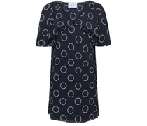 Kurzes Kleid mit Rüschenärmeln