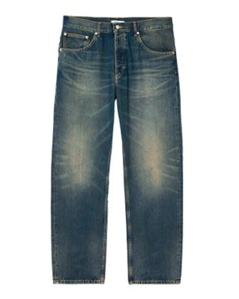 Sandro Regular-Jeans in Washed-out-Optik Blue
