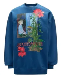 J.W.Anderson Sweatshirt mit Print Blue