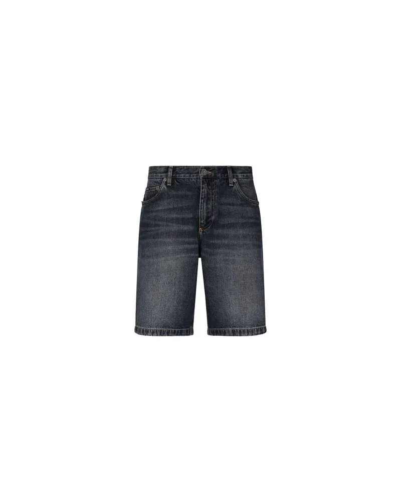 Dolce & Gabbana Denim-Shorts Blue