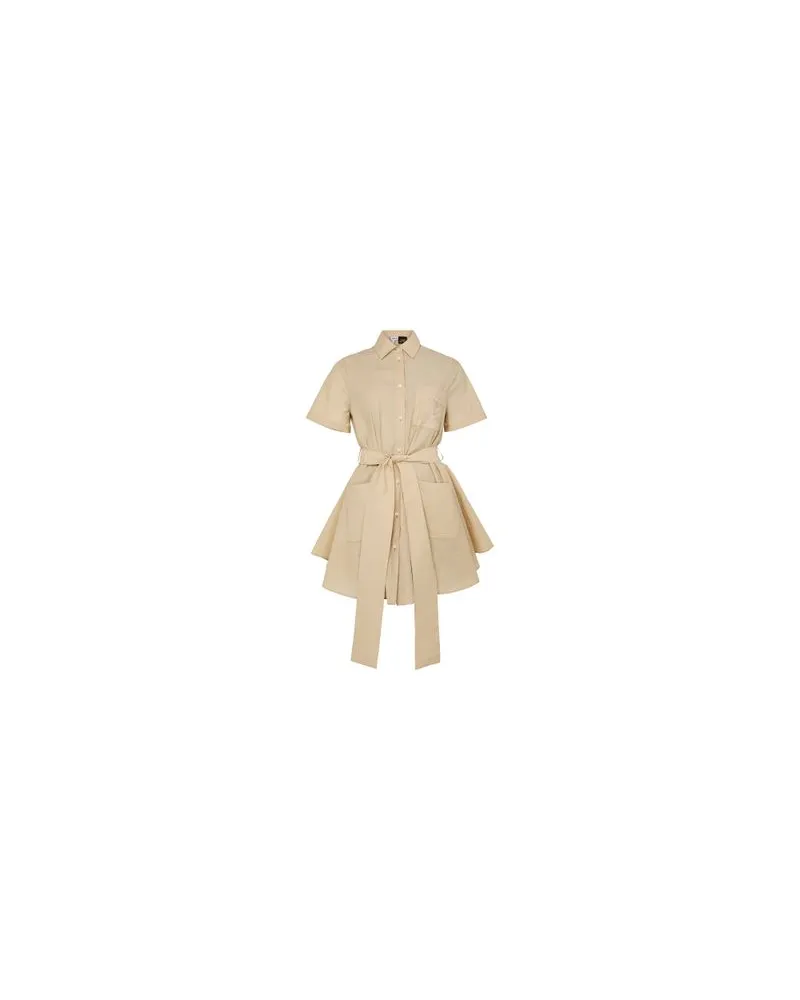 Loewe Polokleid aus Baumwolle Beige