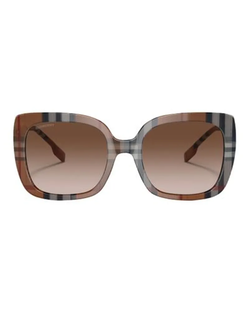 Burberry Quadratische Sonnenbrille Caroll Brown