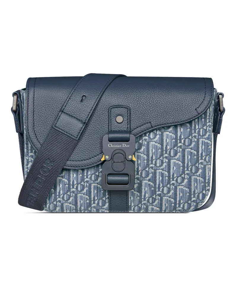 Dior Kleine Saddle Messenger Tasche mit Umschlagklappe 