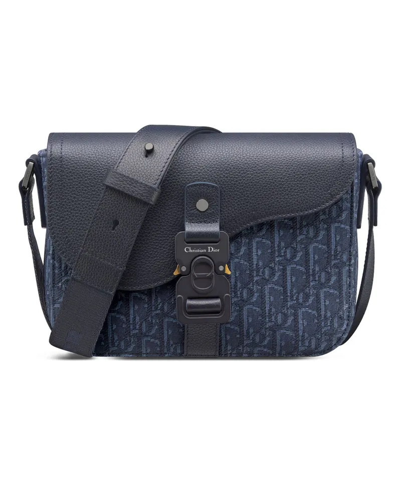Dior Kleine Saddle Messenger Tasche mit Umschlagklappe 