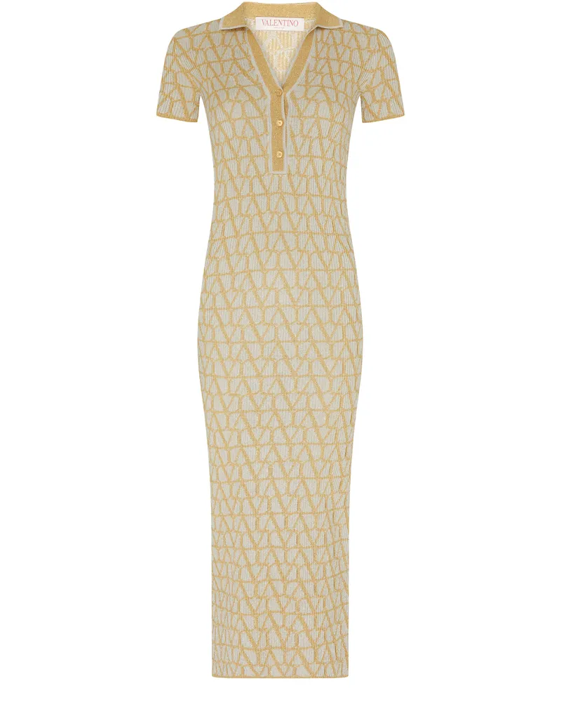 Valentino Garavani Strickkleid aus Toile Iconographe 