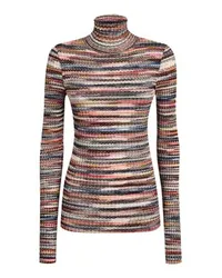 Missoni Gerippter Rollkragenpullover Multicolor