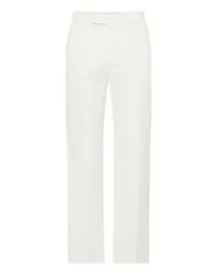 Casablanca Paris Gerade geschnittene Hose White