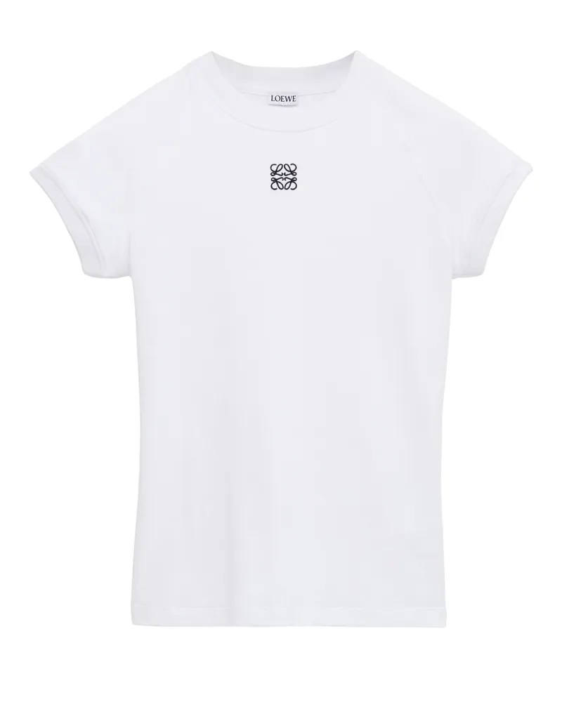 Loewe Eng anliegendes T-Shirt aus Baumwollen und Viskose 
