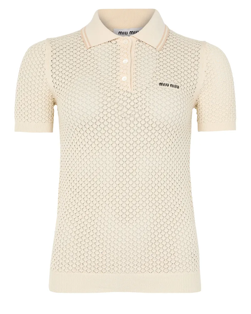 Miu Miu Baumwolle Poloshirt 