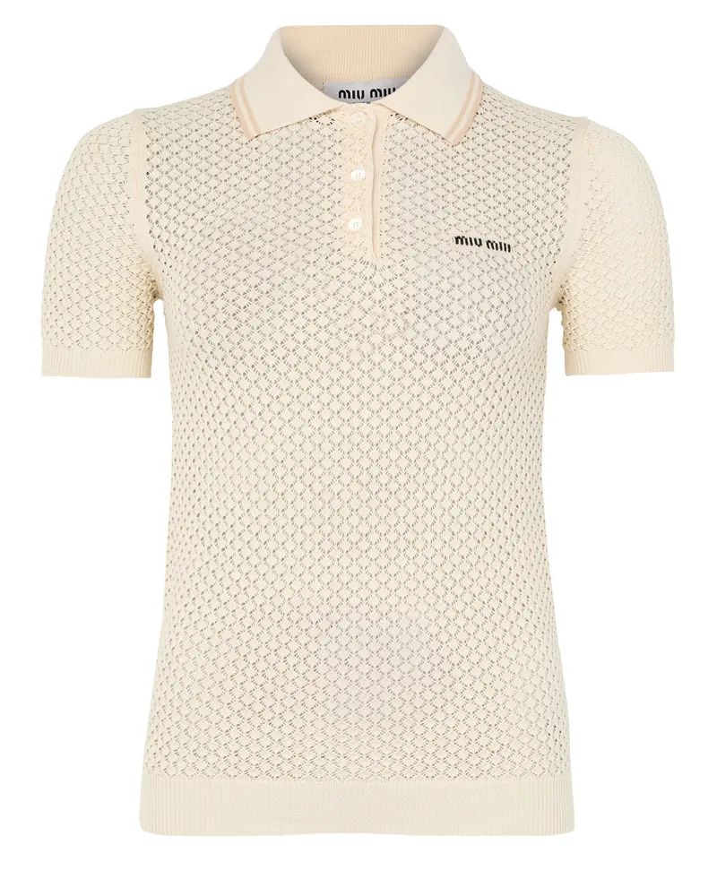 Miu Miu Baumwolle Poloshirt 