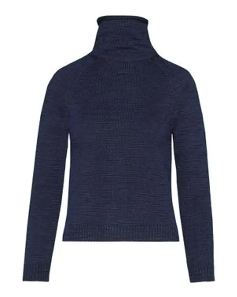 Maison Margiela Stricksweater mit Rollkragen Blue