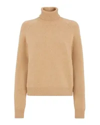 Fendi Pullover mit Stehkragen Beige