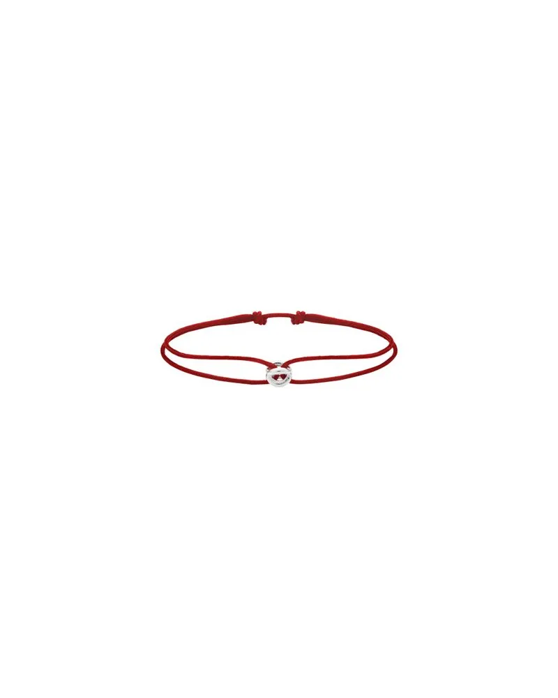 Le Gramme Kordelarmband Entrelacs Le 1g Red