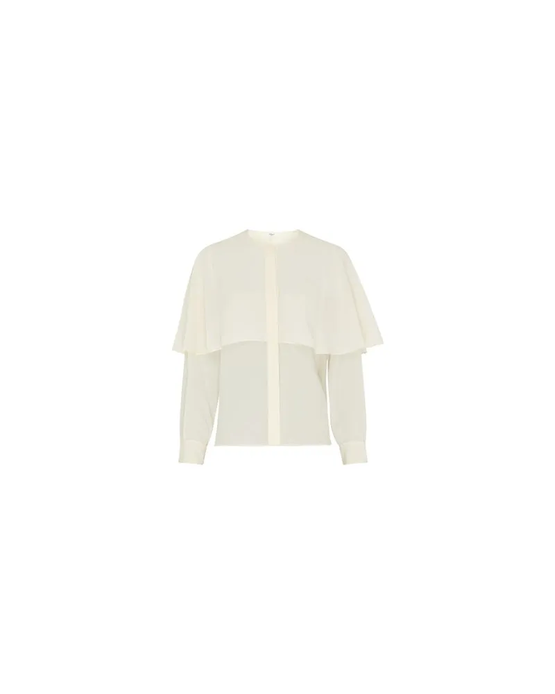 Chloé Cape-Kleid White