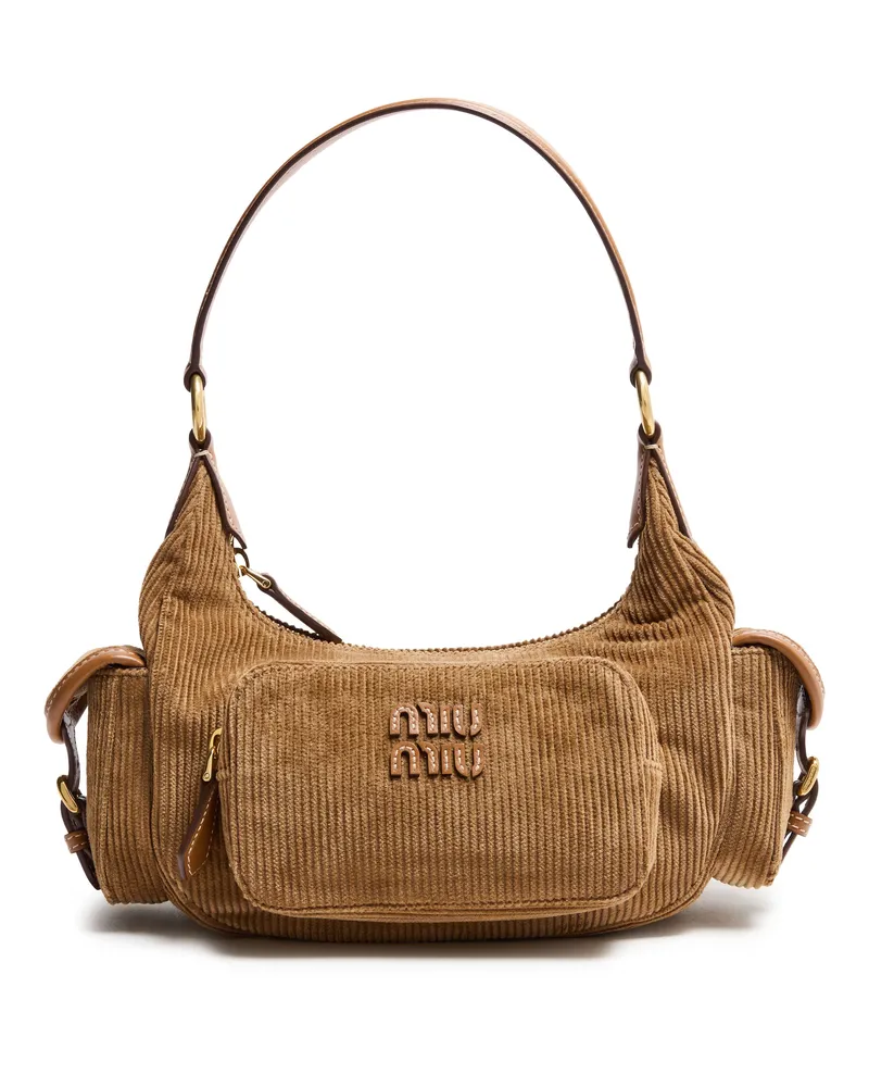 Miu Miu Multipocket-Tasche aus Cord 