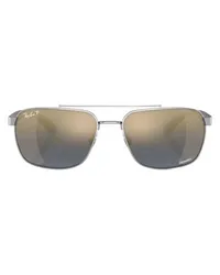 Ray Ban Sonnenbrille RB3701 Silver