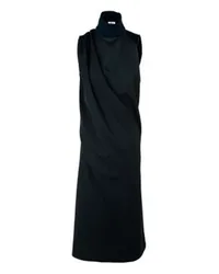 Maison Rabih Kayrouz Drapiertes Midikleid Black