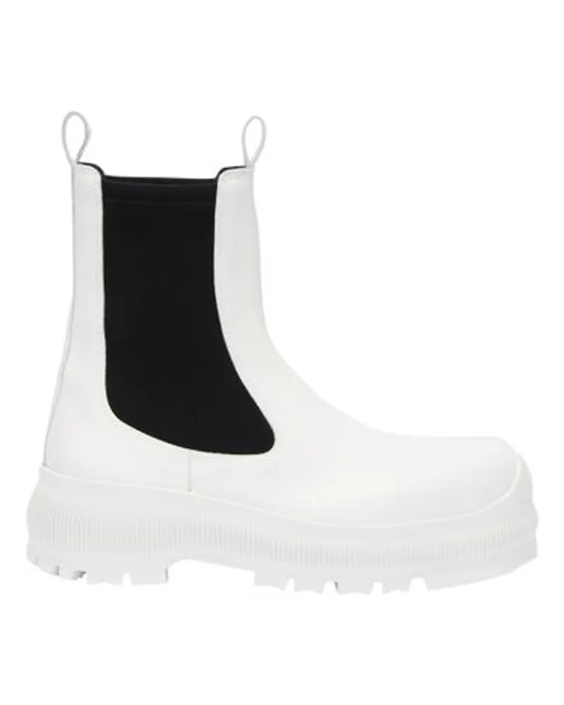 Jil Sander Chelsea-Stiefeletten White