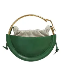 Marni Halbmondförmige Hobo-Tasche Green