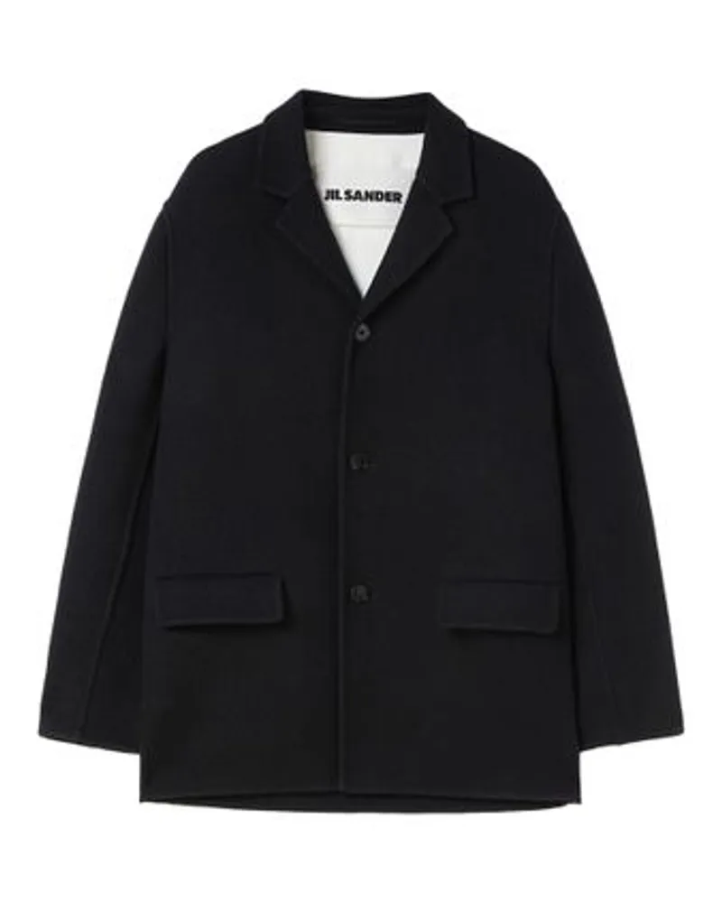 Jil Sander Dekonstruierte Jacke Black