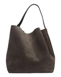 Totême Schultertasche Espresso Grey