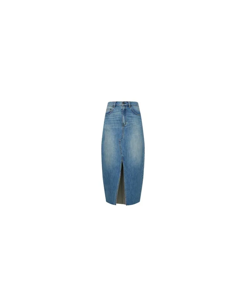 Equipment Jeansrock Manon Blue