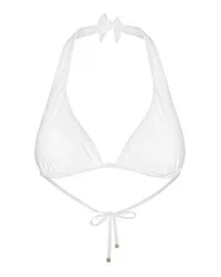 Dolce & Gabbana Gepolstertes Triangel-Bikinitop White