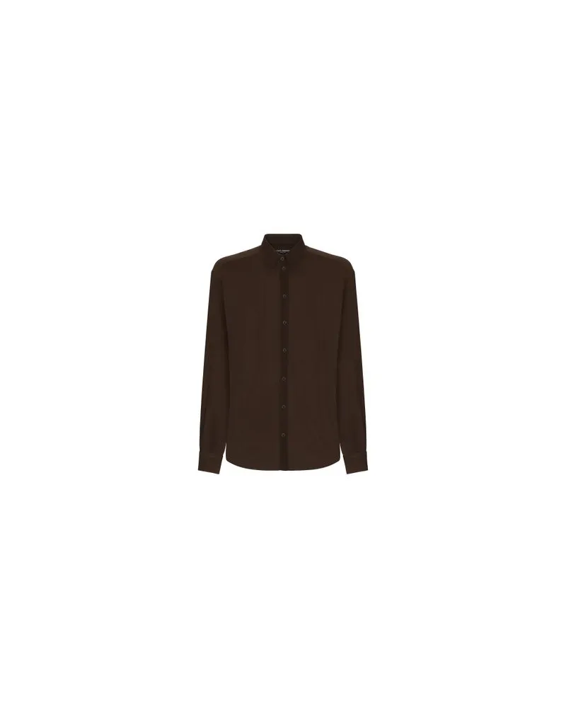 Dolce & Gabbana Oversize-Hemd Brown