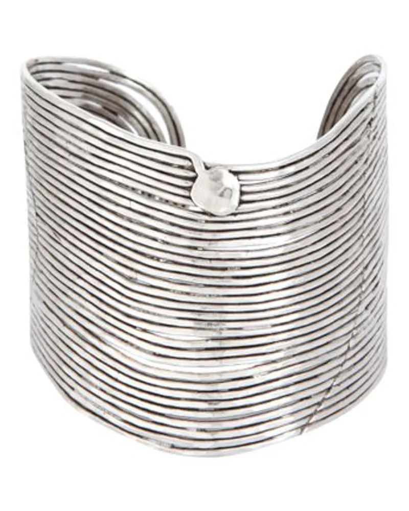 Gas Bijoux Silberarmband Wave Silver