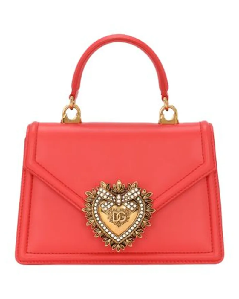 Dolce & Gabbana Kleine Tasche Devotion mit Tragegriff Orange