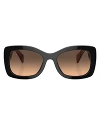 Prada Ovale Sonnenbrille Red