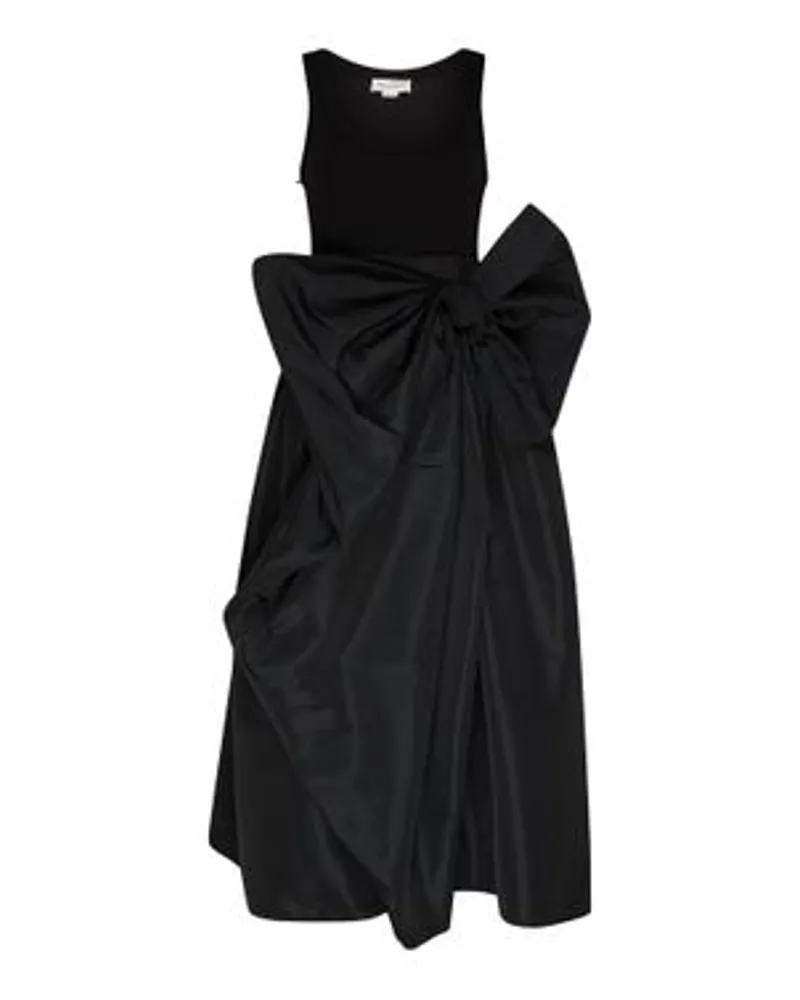 Alexander McQueen Hybrid-Schleifenkleid Black