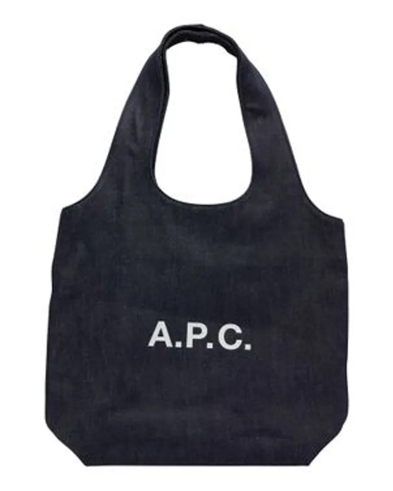 A.P.C. Kleine Tote Bag Ninon Blue