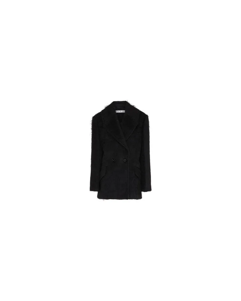 Acne Studios Kurzer Mantel Black