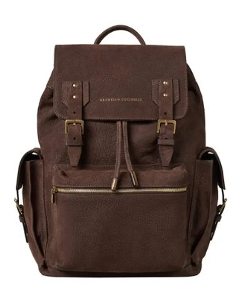 Brunello Cucinelli City Rucksack Brown