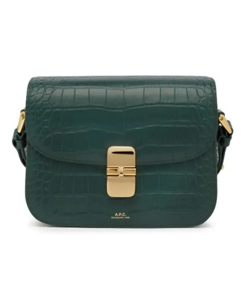 A.P.C. Kleine Tasche Grace Green