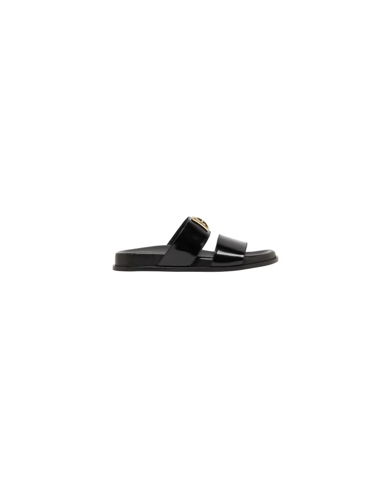 Anine Bing Slides Parker Black