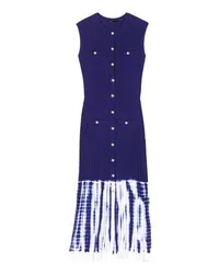 Maje Midi Strickkleid Tie-Dye Blue