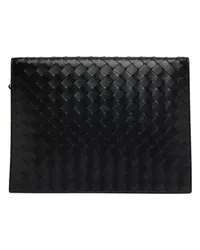 Bottega Veneta Dokumentenmappe Intrecciato im Medium Black