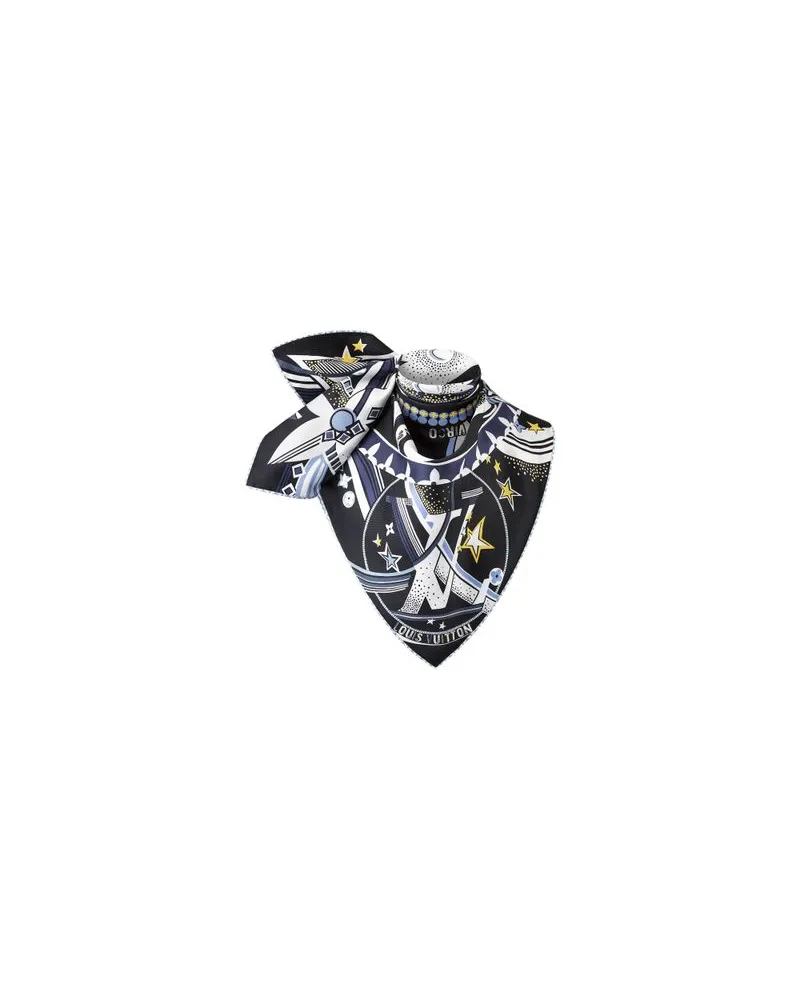 Louis Vuitton LV Star Sign Carré 90 Black