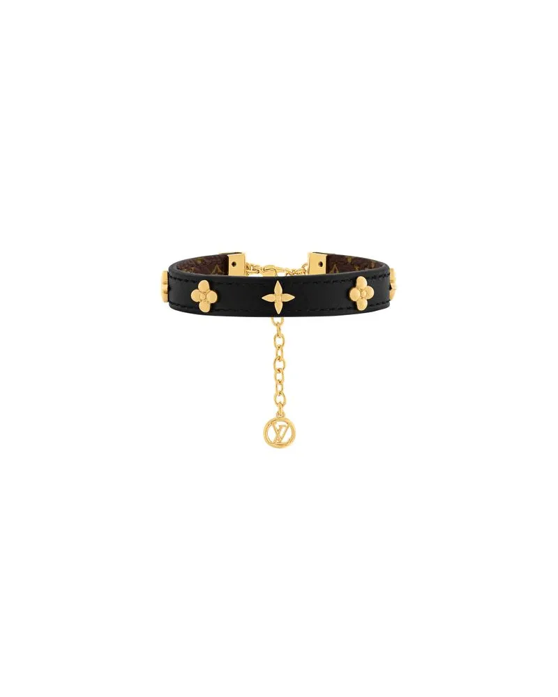 Louis Vuitton Fleurs Rivets Bracelet Brown