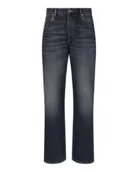 Dolce & Gabbana Oversized Denim-Jeans Blue