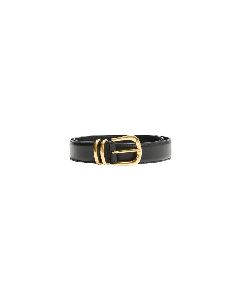 The Row Vintage belt in leather Black