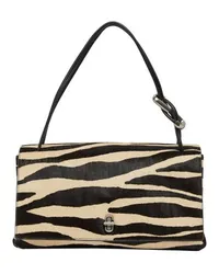 Marc Jacobs Tasche mit Zebra-Print The Large Dual Bag Black