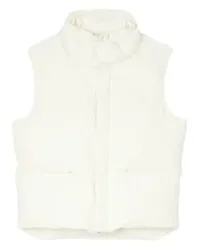 Sandro Ärmellose Steppjacke White