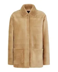 Fendi Jacke mit kleinem Hemdkragen Beige