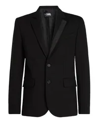 Karl Lagerfeld Punto-Jacke in klassischer Passform Black