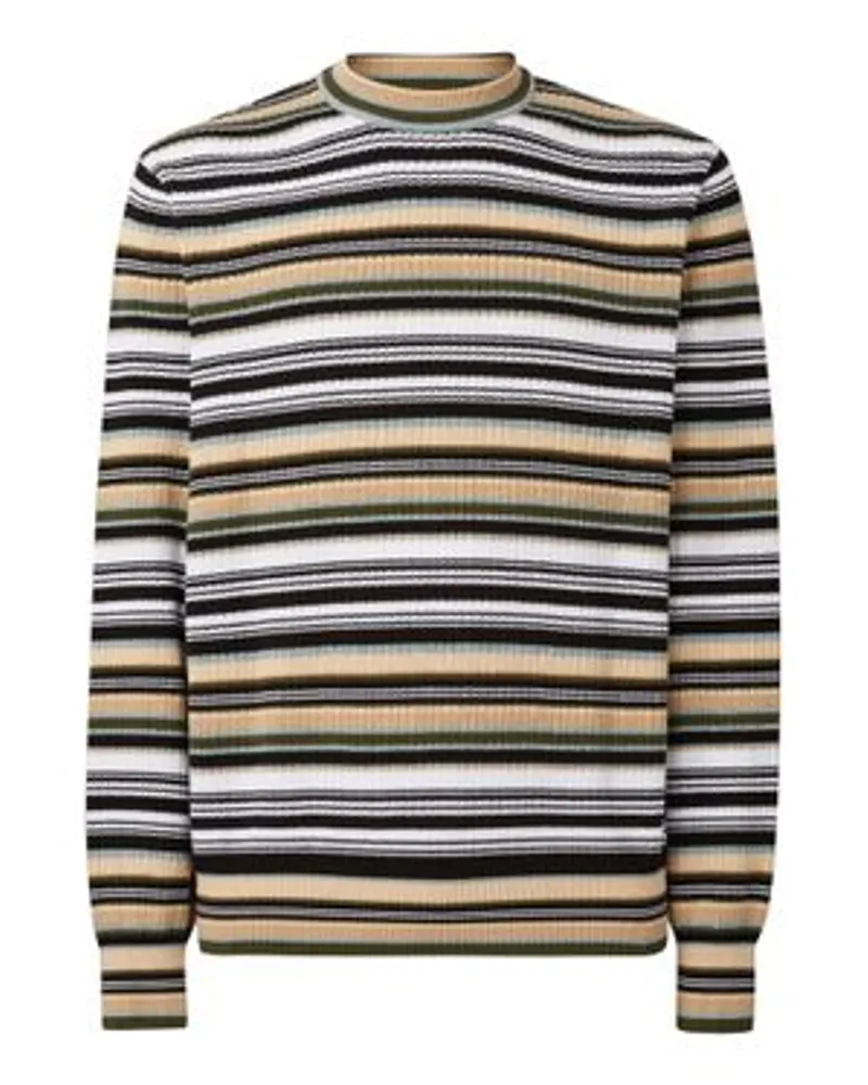 Missoni Gestreifter Rundhalspullover Multicolor