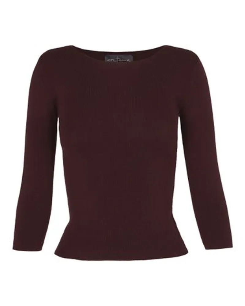 Cortana Langarm-Pullover Alaska Burgundy