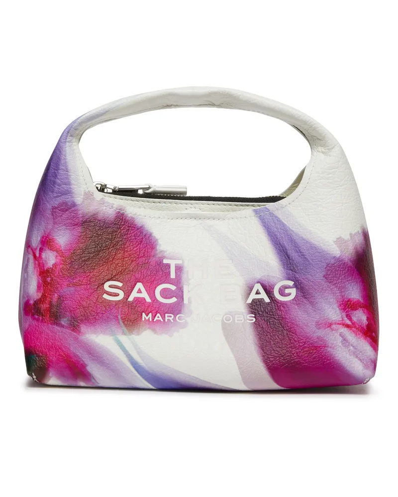 Marc Jacobs The Future Floral Mini-Sacktasche aus Leder 